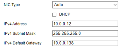 TCP/IP nastavení